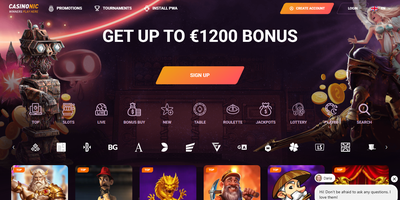 معاينة Casinonic للموقع