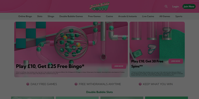 Anteprima del sito Double Bubble Bingo