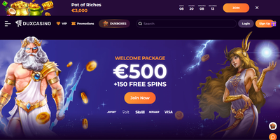 معاينة Duxcasino للموقع