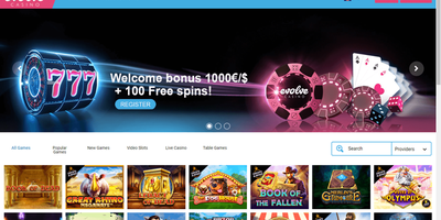 Evolve websted forhåndsvisning
