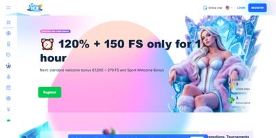 IceCasino nettsted forhåndsvisning