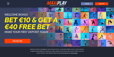 MaxiPlay websted forhåndsvisning