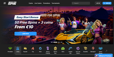 Anteprima del sito Need For Spin