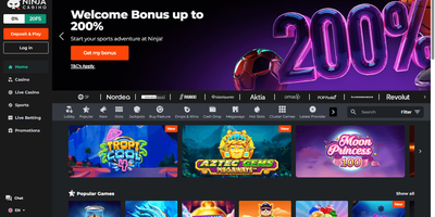 Anteprima del sito Ninja