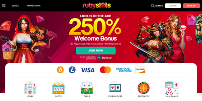 Anteprima del sito Ruby Slots