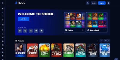 Anteprima del sito Shock