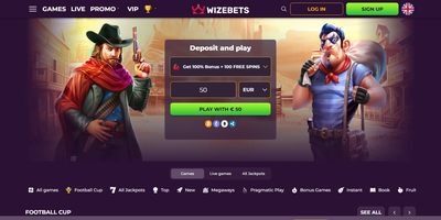 Wizebets site preview